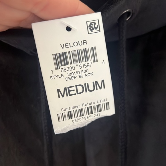 INC NWT Velour pants Size M B03 - Picture 4 of 4